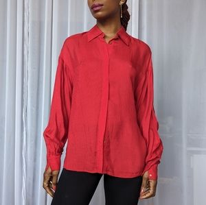 & Other Stories Women's Dress Shirt with Oversized Sleeves